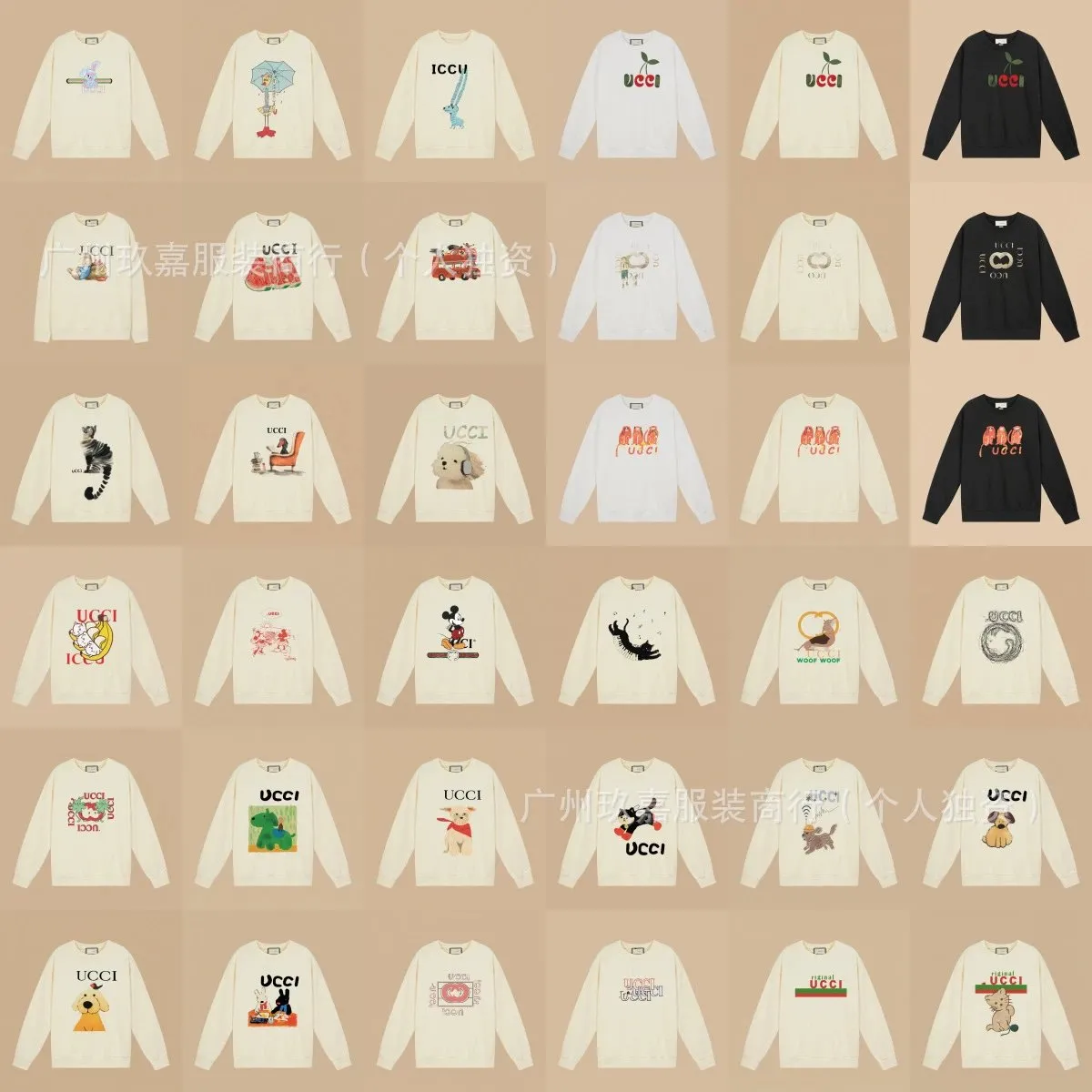 跨境.正确版.G家秋冬系列高克重长袖卫衣高版本.25新款（高品） (17)